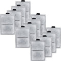 HiTauing PF-S filter cartridge front view pack of twelve aquarium replacement filters.