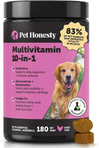 10-in-1 Dog Multivitamin Supplement with Glucosamine & Probiotics - Hip & Joint Support, Digestive Health, Immune Support, Heart & Skin - All-in-One Daily Vitamins & Omega-3s (Peanut Butter, 90 ct) - Image 11
