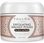Toulon Exfoliating Walnut Polish front view jar packaging skincare