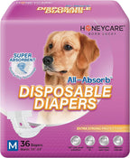 HONEY CARE All-Absorb Disposable Female Dog Diapers Small Size, Improved, 40 Count, Super Absorbent, Breathable, Wetness Indicator (Pack of 1, 40 Count Total) - Image 15
