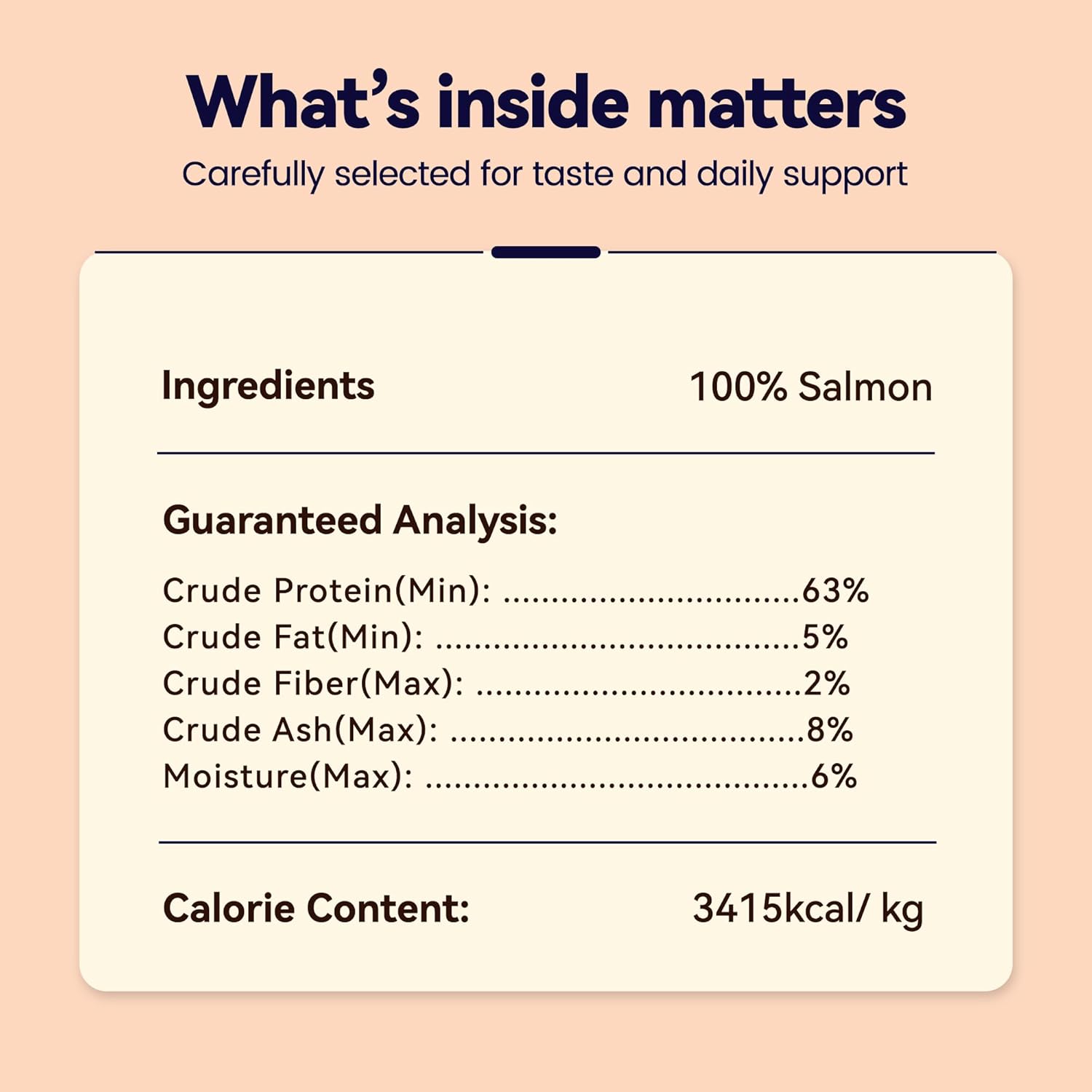 Natural high protein fish snacks for sensitive pet digestion