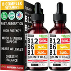 Nusava Vitamin B12 B6 liquid drops bottle front view