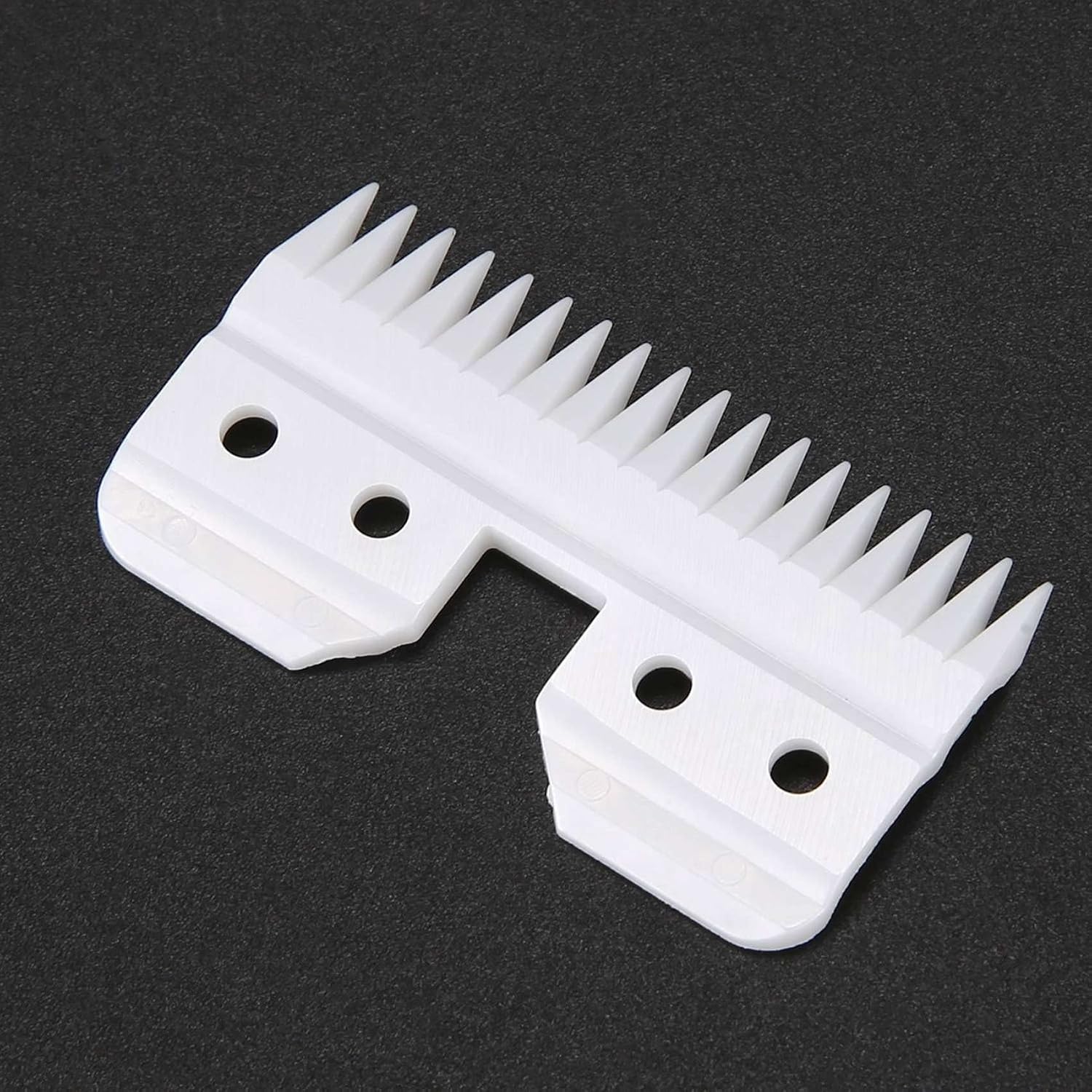 Top down perspective of A5 series compatible ceramic teeth element