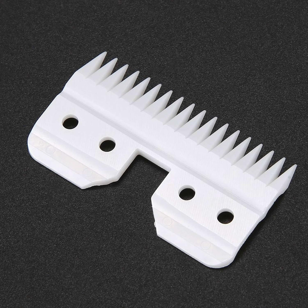 Top down perspective of A5 series compatible ceramic teeth element