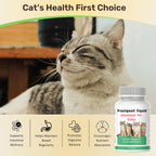 IVULTRA cat immune and digestive support liquid solution clear glass bottle