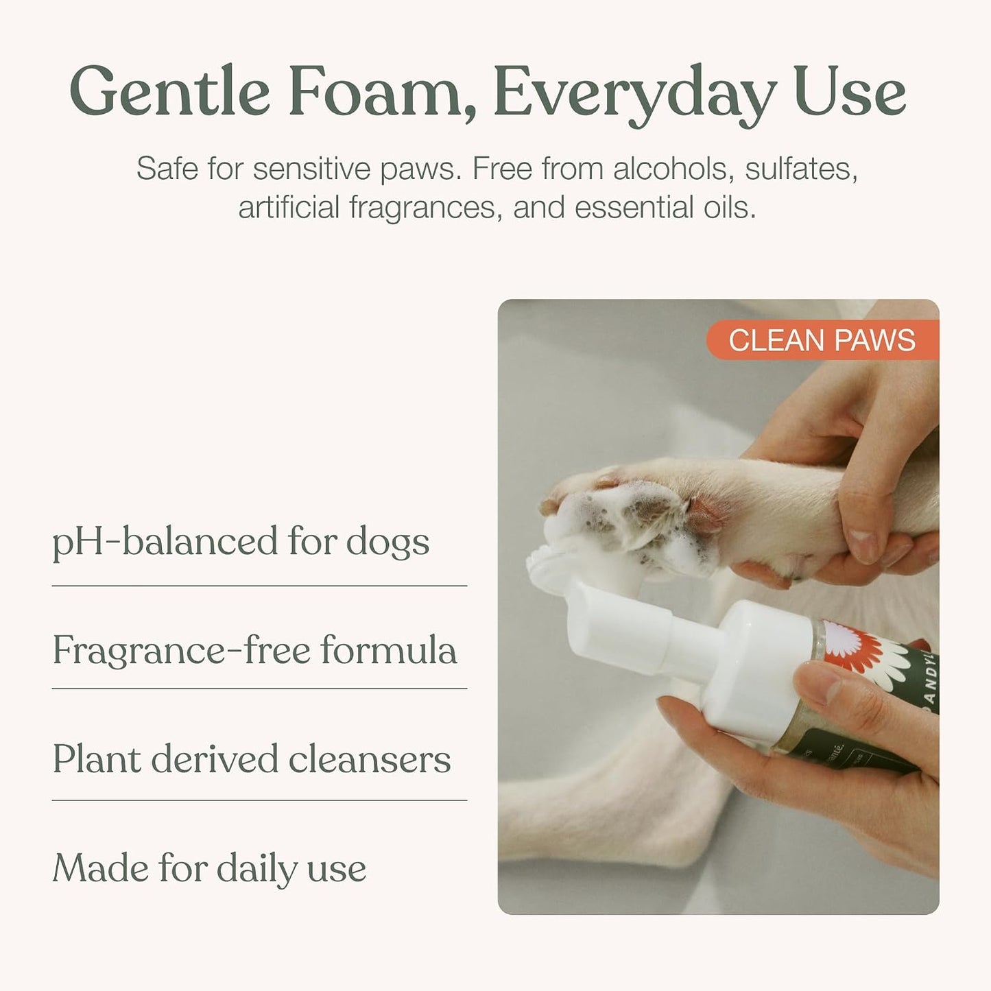 Close up of Dandylion dog paw washer silicone brush head