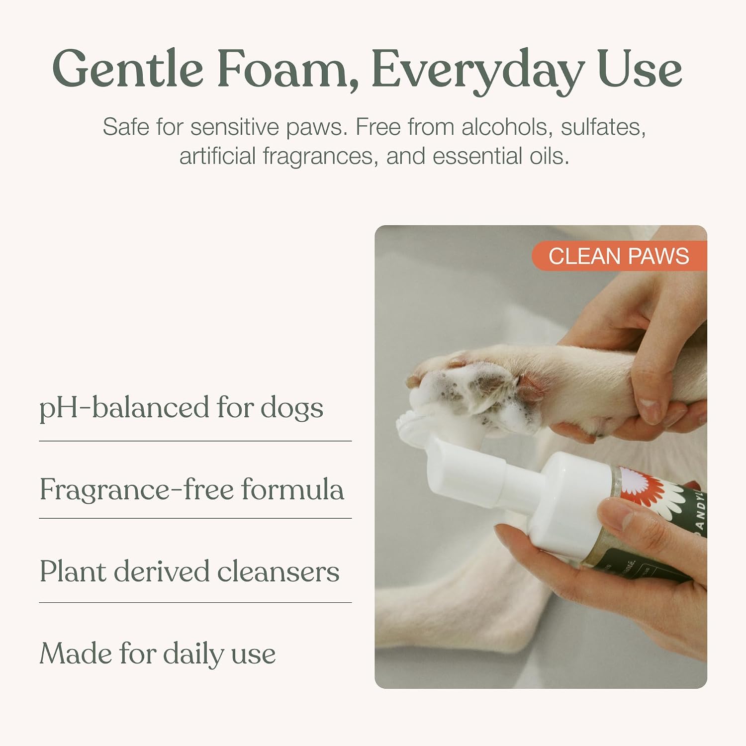 Close up of Dandylion dog paw washer silicone brush head
