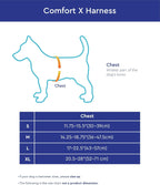 Gooby dog harness choke-free X-frame design side view