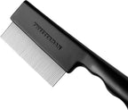 Tweezerman stainless steel single row flea comb for cats
