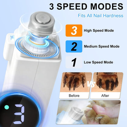 Vtopvmax pet grooming tool with USB charging port visible