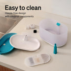 Petlibro BPA free pet fountain components disassembled for cleaning