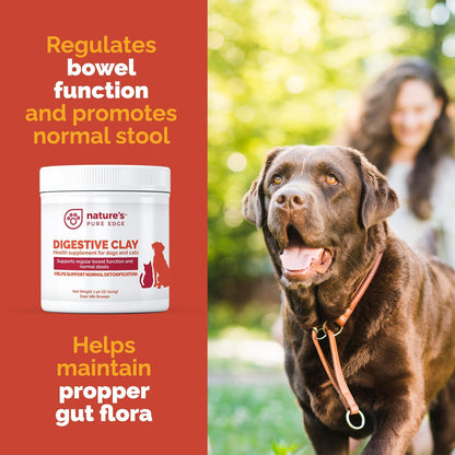 Natural detox clay supplement for cats and dogs