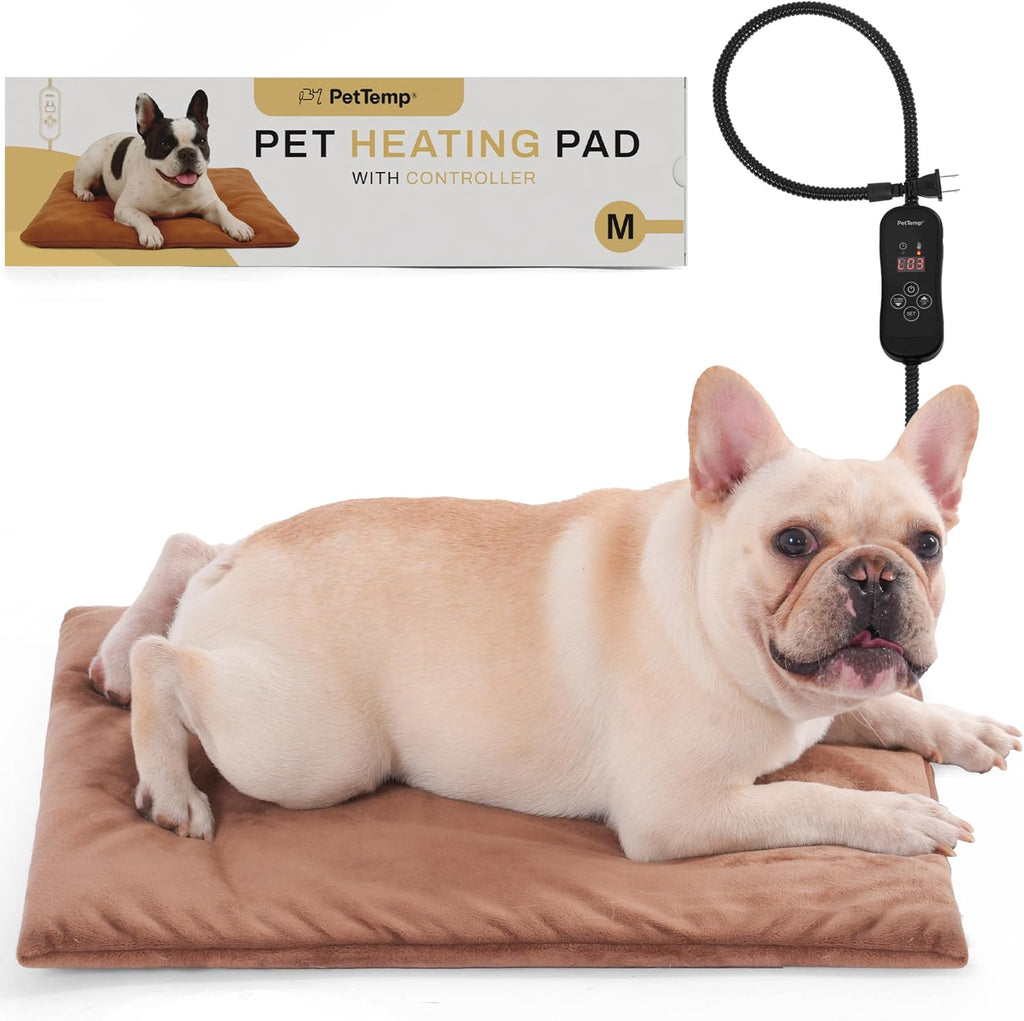 Pet Heating Pad for Cats and Dogs, Heated Cat Bed & Dog Heating Pad with 5 Temperature Levels, Waterproof Heated Pet Mat with Timer, Auto Power-Off and Chew Resistant Cord, 20'' x 16'' - Image 12