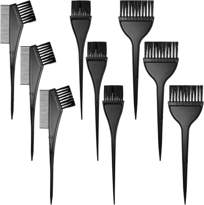 Bohuiz 9 Pieces Professional Salon Hair Color Applicator Kit front view