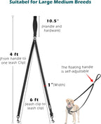 PetBonus reflective dual clip lead converted to a single lead