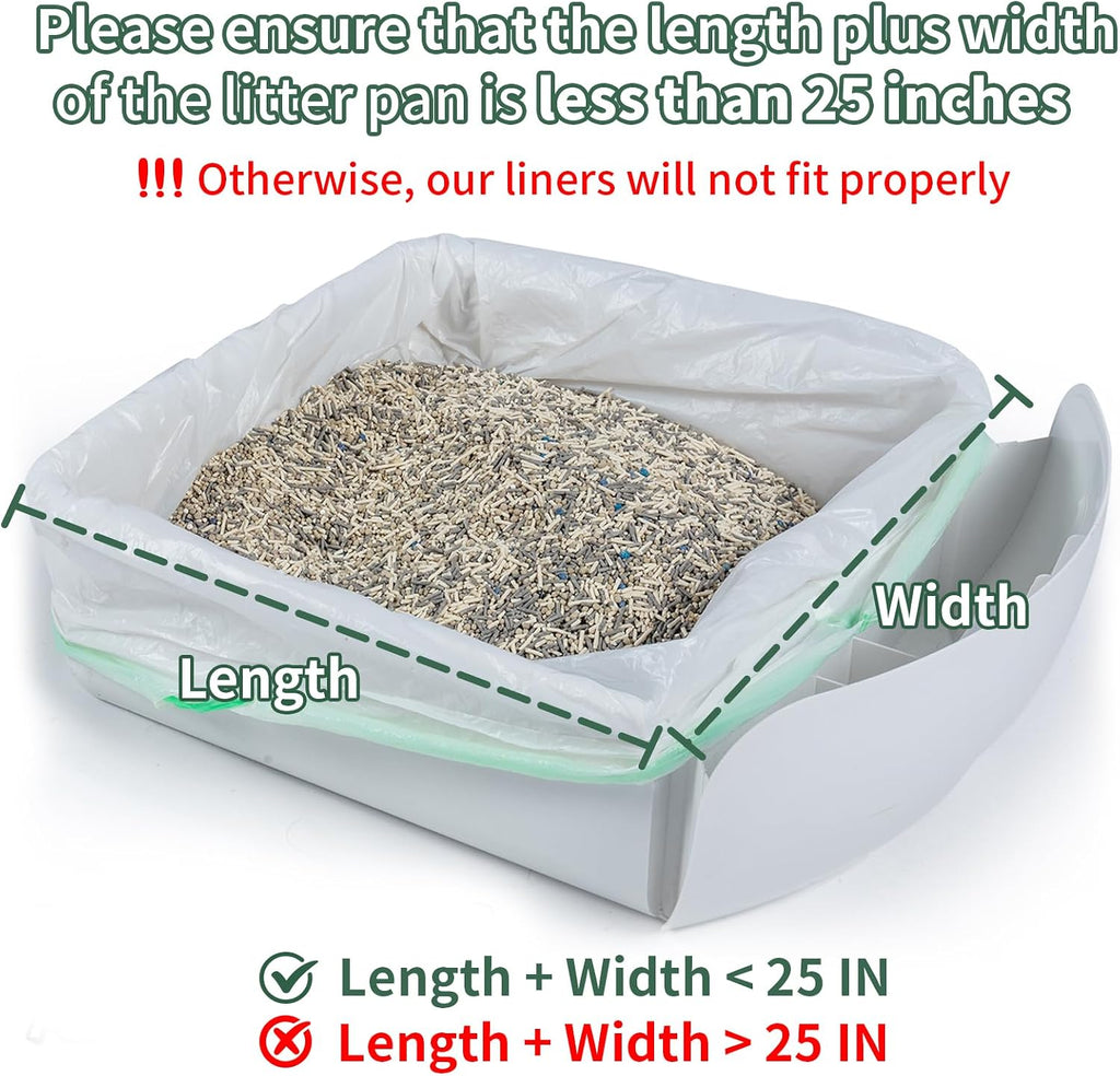 Heavy duty extra thick cat waste bag with drawstring