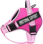voopet Service Dog Harness, Emotional Support Pet Vest Harness, Reflective Breathable & Adjustable No Pull ESA Harness for Small Medium Large Dogs (with 4 PCS Removeable Tags),XX Small (Pack of 1) - Image 12