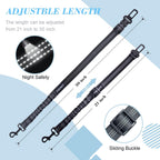Reflective stitching detail on Pueenod safety tether