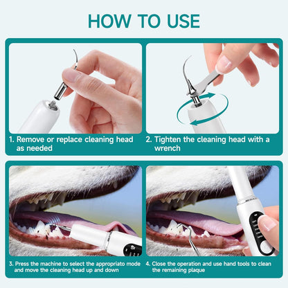 BFU Hxin dog teeth cleaning kit components and finger cots