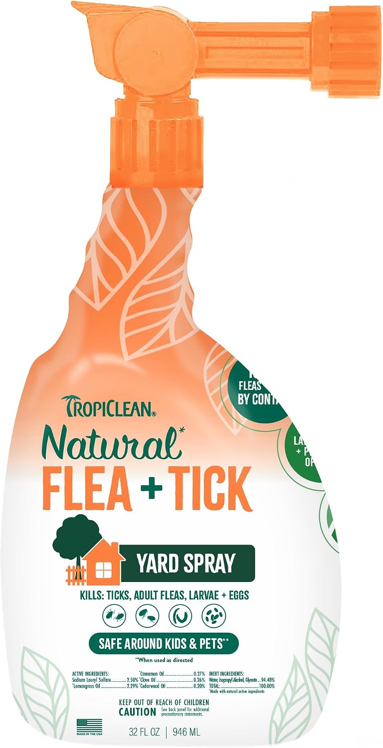 TropiClean Natural Maximum Strength Flea and Tick Spray for Dogs, 16oz - Image 9