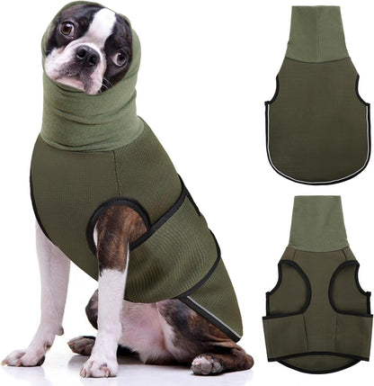 AOFITEE Dog Anxiety Vest, Dog Anxiety Calming Hoodie, Pet Thunder Jacket Calming Shirt for Fireworks, Thunder, Travel, Separation, Noise Block & Ear Protection Recovery - Image 10