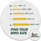 Sweet Feet and Beak Comfort Grip Safety Bird Perch, X-Large Pedicure Perch - Image 4