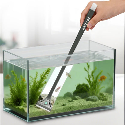 Boxtech aquarium algae scraper front view dual head fish tank cleaner tool