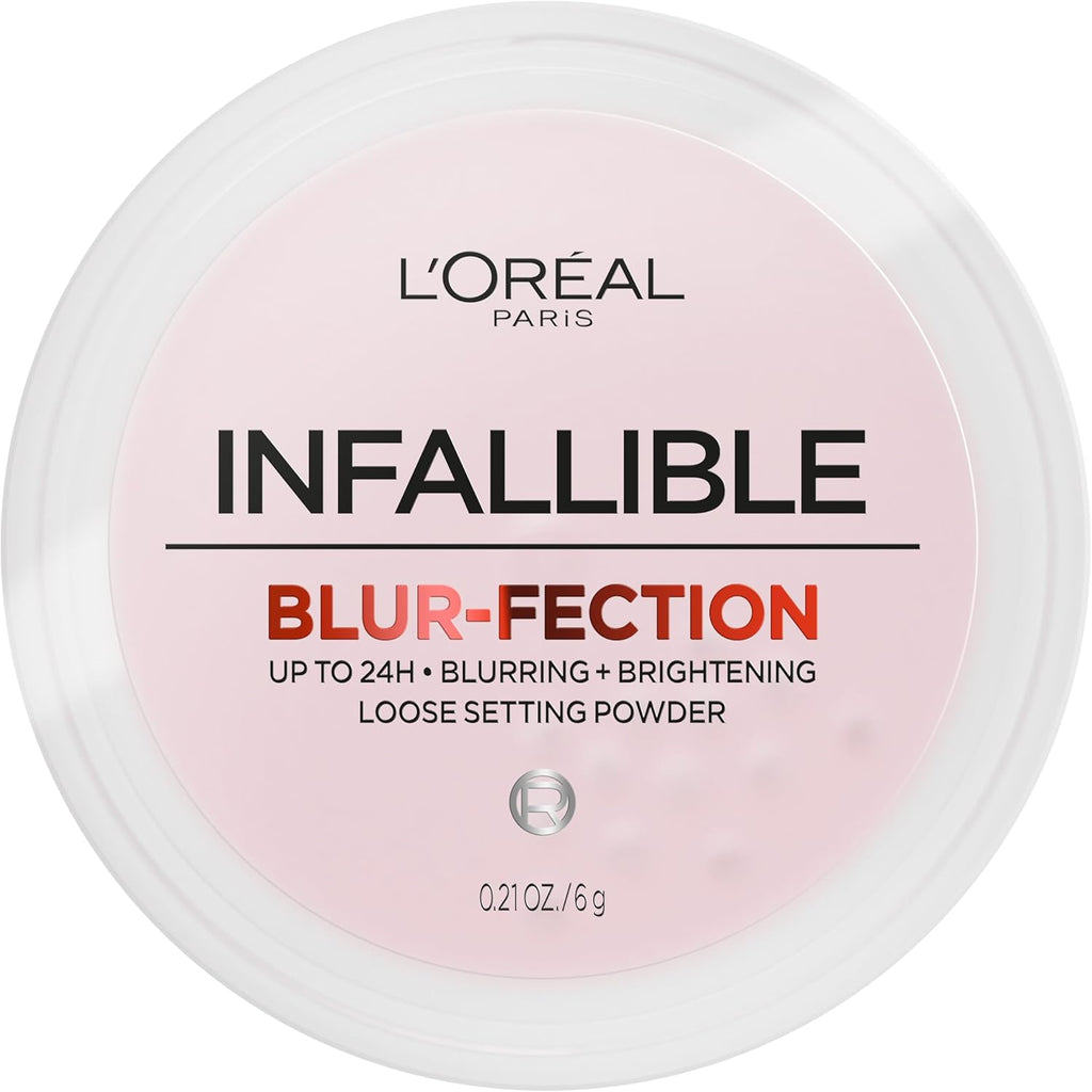 L'Oréal Paris Infallible Blur-Fection Setting Powder front view cosmetic makeup