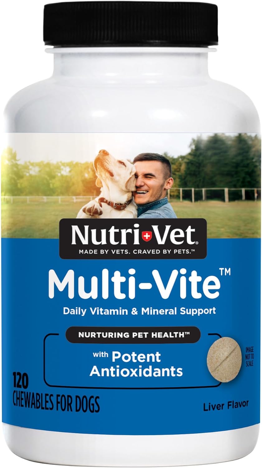 Nutri-Vet Multi-Vite Chewables for Adult Dogs, Daily Multivitamin & Mineral Supplement for Overall Health, Immune Support, and Balanced Nutrition, 180 Count - Image 11