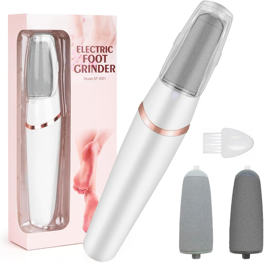 Liyujsdz electric foot file and callus remover front view