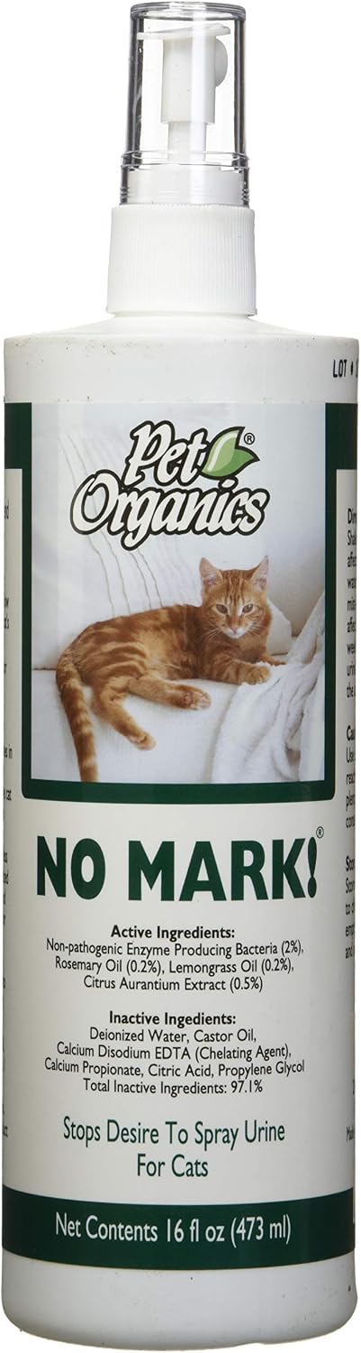 NaturVet cat training spray back label ingredients and instructions