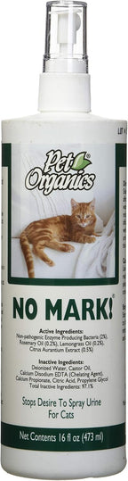 NaturVet cat training spray back label ingredients and instructions