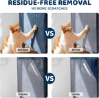 Cuttable cat scratch shield for fabric furniture customization