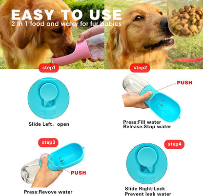 Activated carbon filter inside the dog hydration dispenser for removing water impurities.