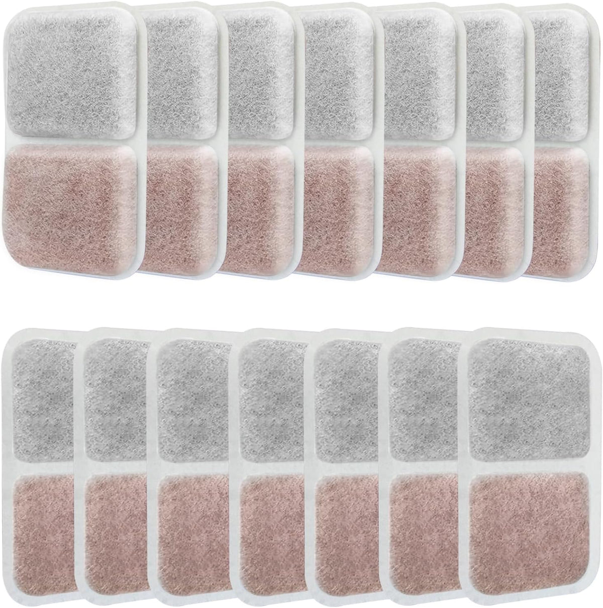 Stitokg airsift litter box replacement filters front view showing fourteen pack premium odor absorbers.