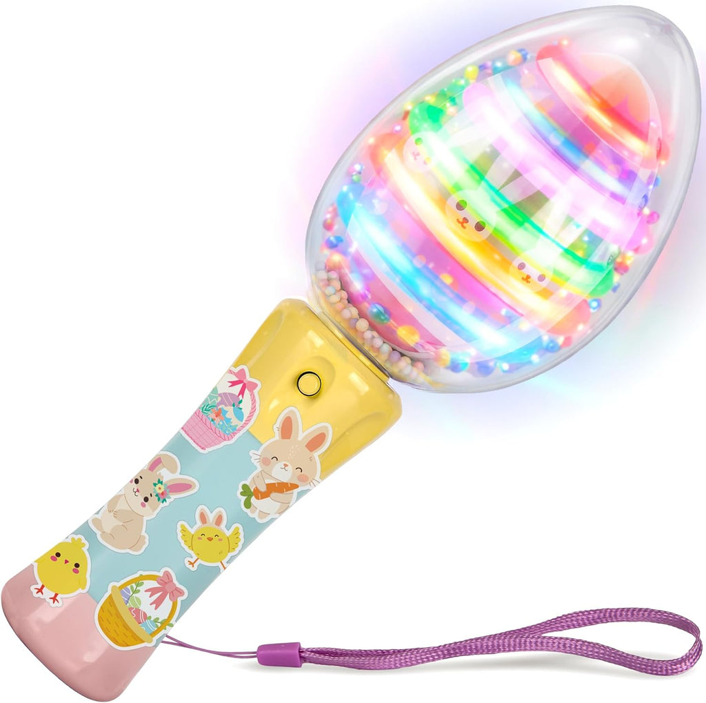 ArtCreativity Easter Egg Magic Ball Wand front view with LED lights