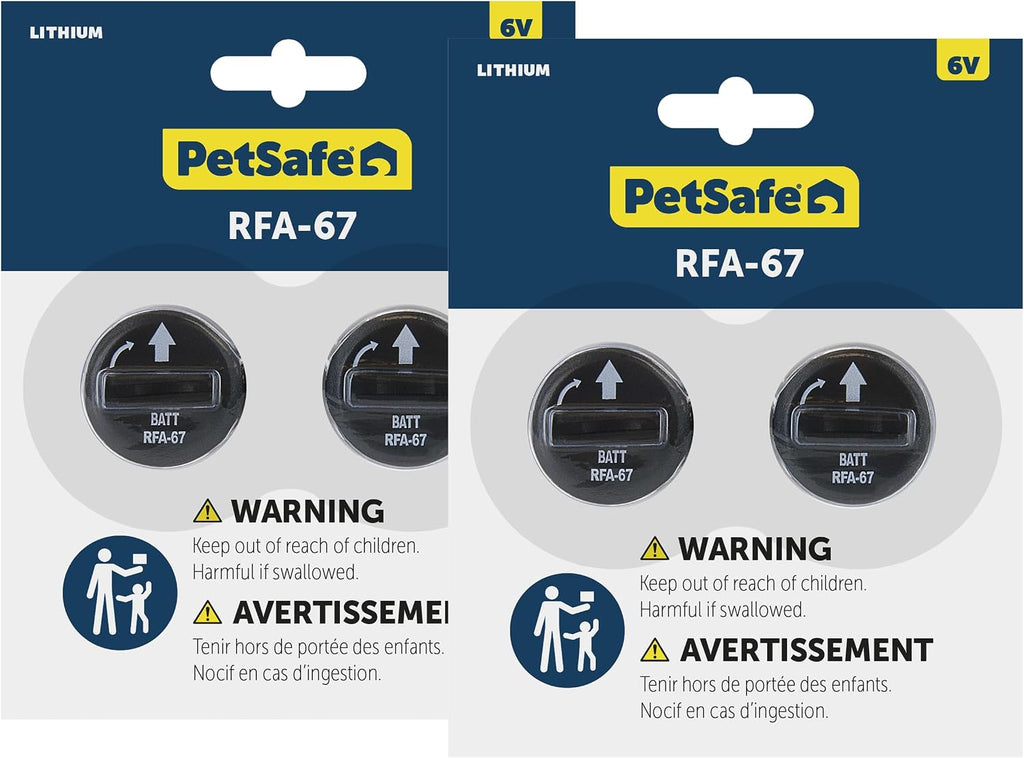 PetSafe electronic dog collar replacement batteries authentic USA import package