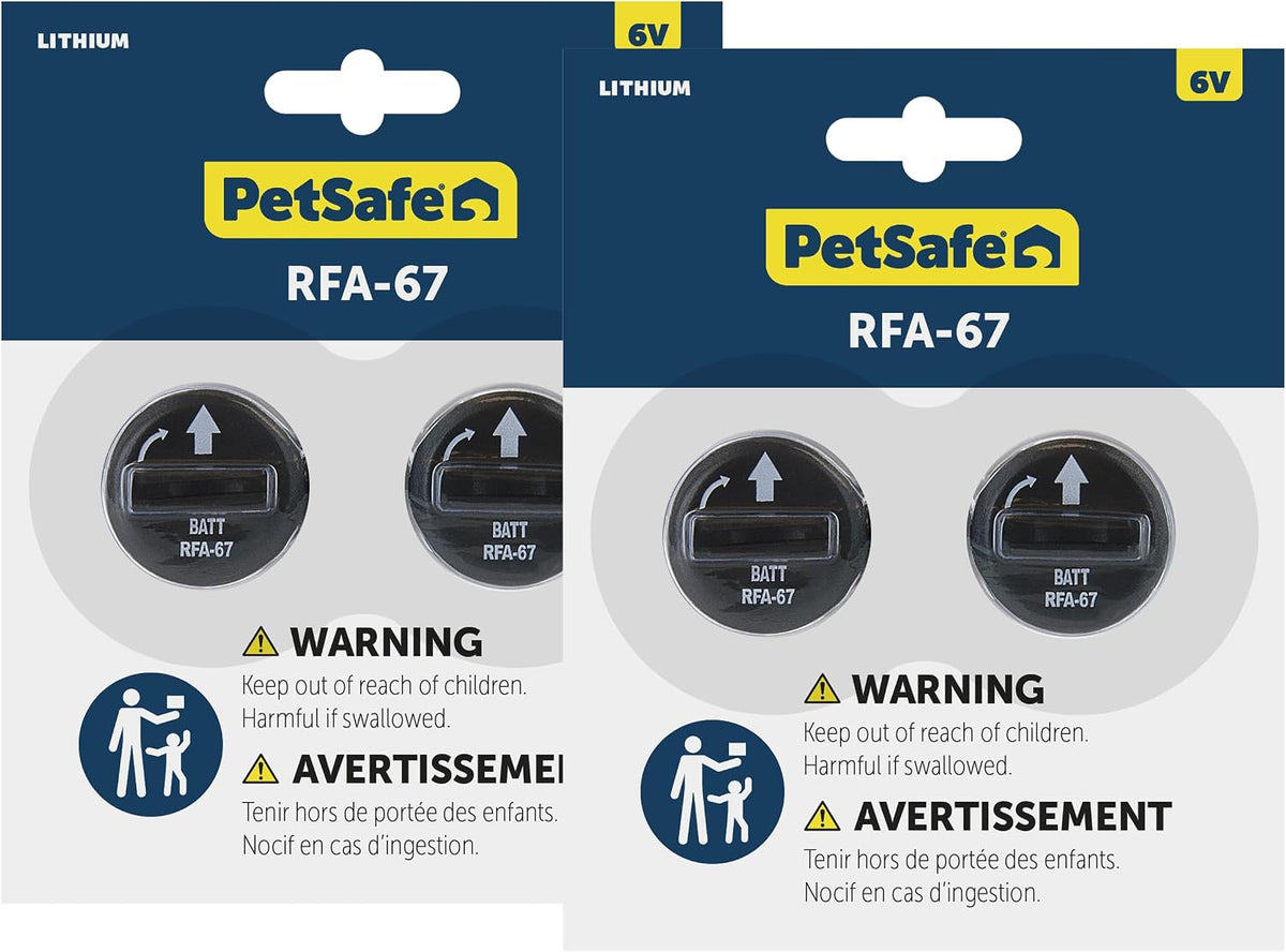 PetSafe electronic dog collar replacement batteries authentic USA import package