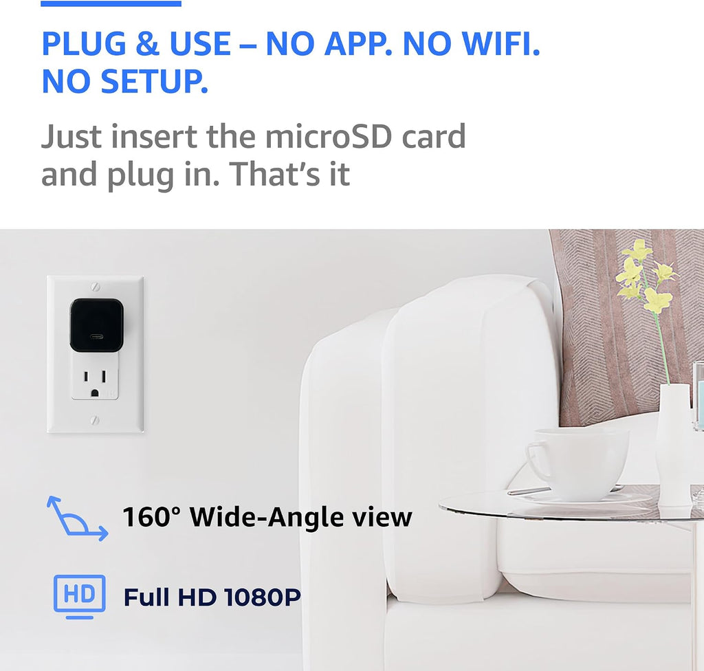 Alpha Tech camera showing MicroSD card slot detail