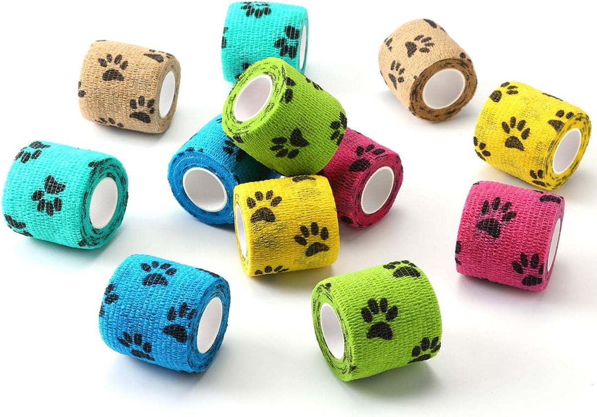Wepet Pet Wrap 12 roll pack front view for pet wound care