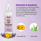 We Love Doodles deodorizing spray 8 ounce bottle label