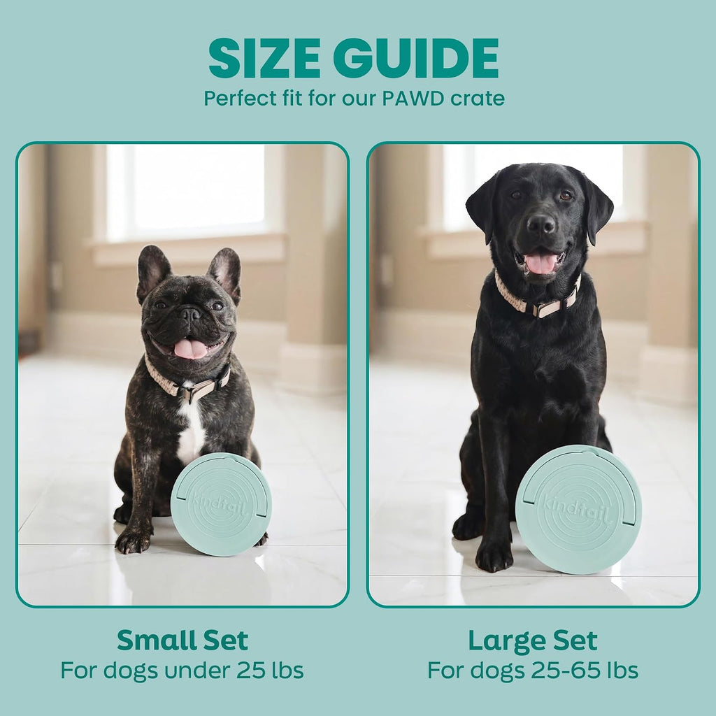 Premium leak-proof travel bowls for dogs showing the secure locking mechanism.