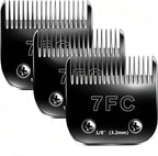 6pcs Dog Grooming Replacement Blades Compatible with Andis/Oster A5/Wahl KM-10 Series Dog Clippers,Detachable Clipper Replacement Blade,Black (6PCS Black-#10+30+3FC+4FC+5FC+7FC) - Image 10