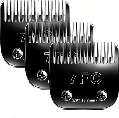 6pcs Dog Grooming Replacement Blades Compatible with Andis/Oster A5/Wahl KM-10 Series Dog Clippers,Detachable Clipper Replacement Blade,Black (6PCS Black-#10+30+3FC+4FC+5FC+7FC) - Image 10