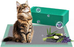 Cat Pad Refills for Litter Box, 16.9"x11.4" Odor Control Cat Pee Pads with Activated Carbon for Breeze Litter System(50Counts/Purple) - Image 9