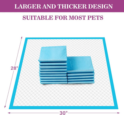 Thick tear resistant quick dry dog pee pad for senior incontinent pets