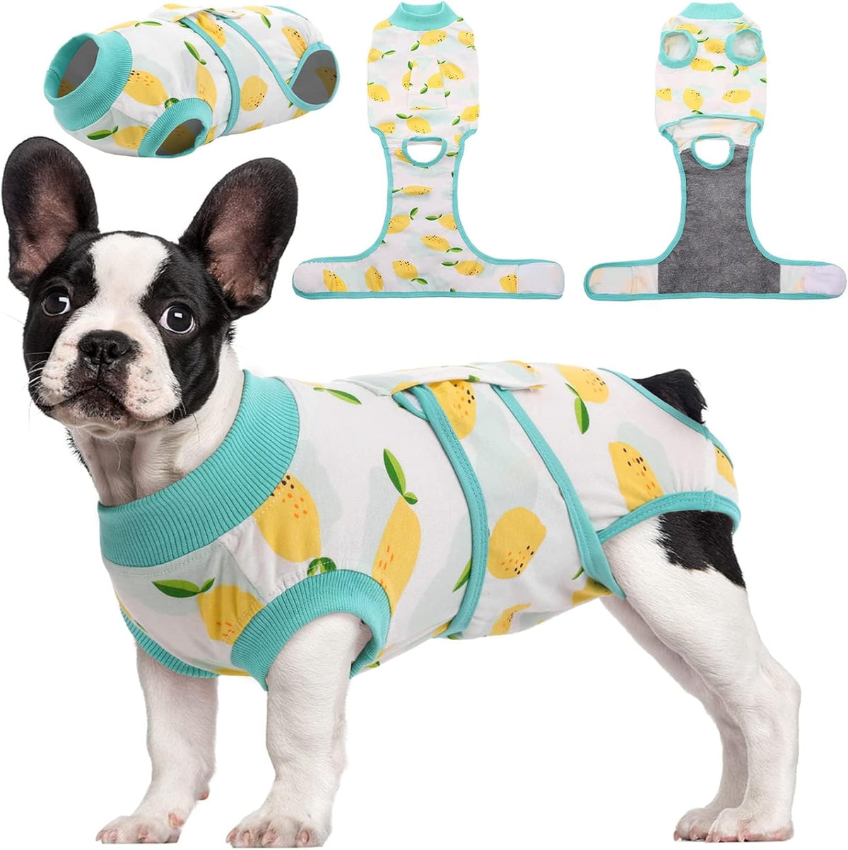 Kuoser Recovery Suit for Dogs Cats After Surgery, Professional Pet Recovery Shirt Dog Abdominal Wounds Bandages, Substitute E-Collar & Cone,Prevent Licking Dog Onesies Pet Surgery Recovery Suit - Image 10