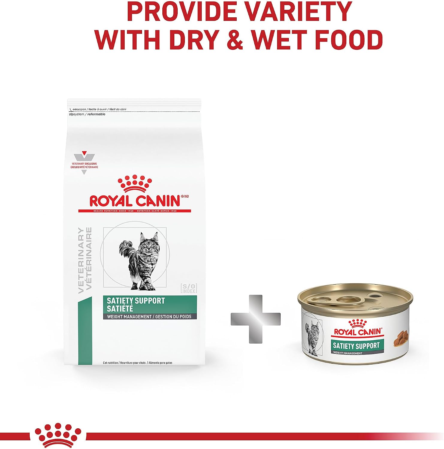 Royal Canin Veterinary Diet Feline Satiety Support Weight Management Adult Dry Cat Food, 12 oz. Bag Bag - Image 9
