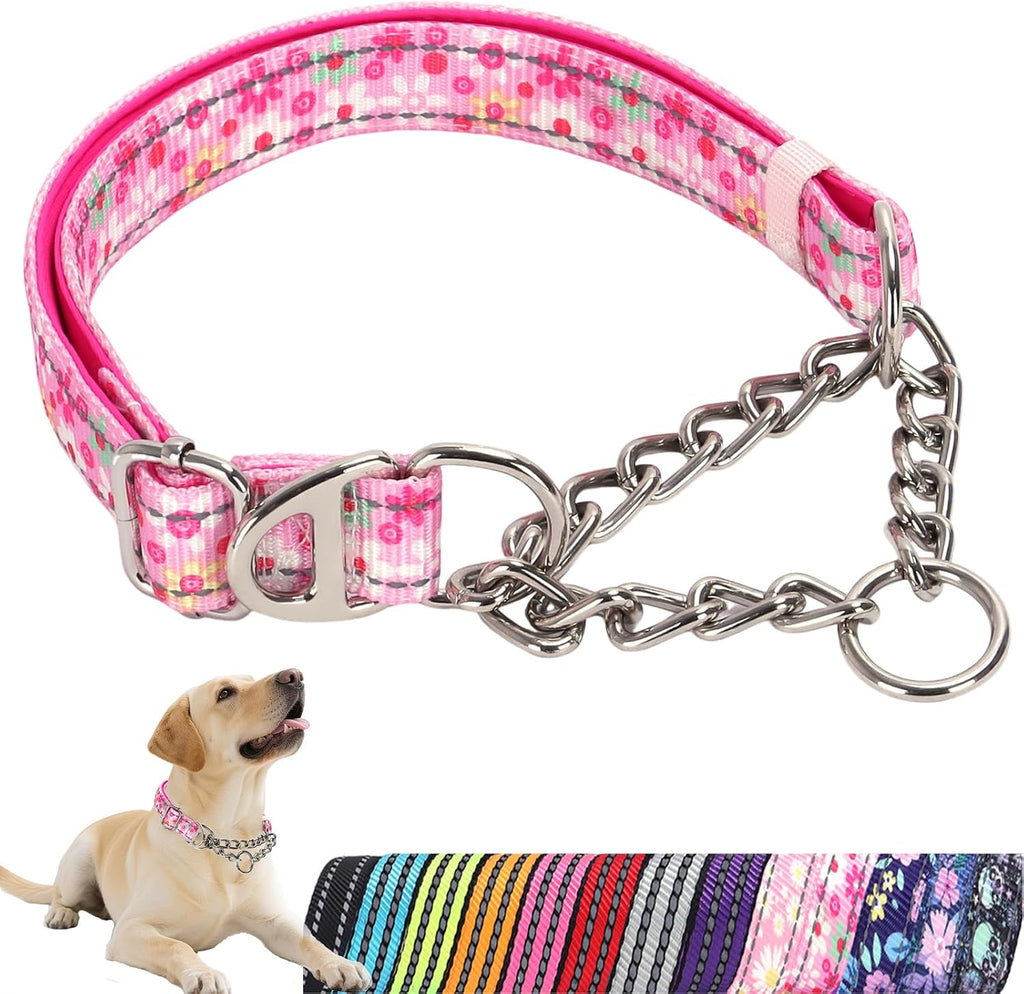 Premium imported anti pull martingale collar for medium dogs