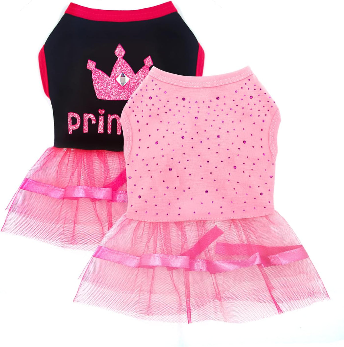 Premium imported dog dresses pack of two for festive pet occasions